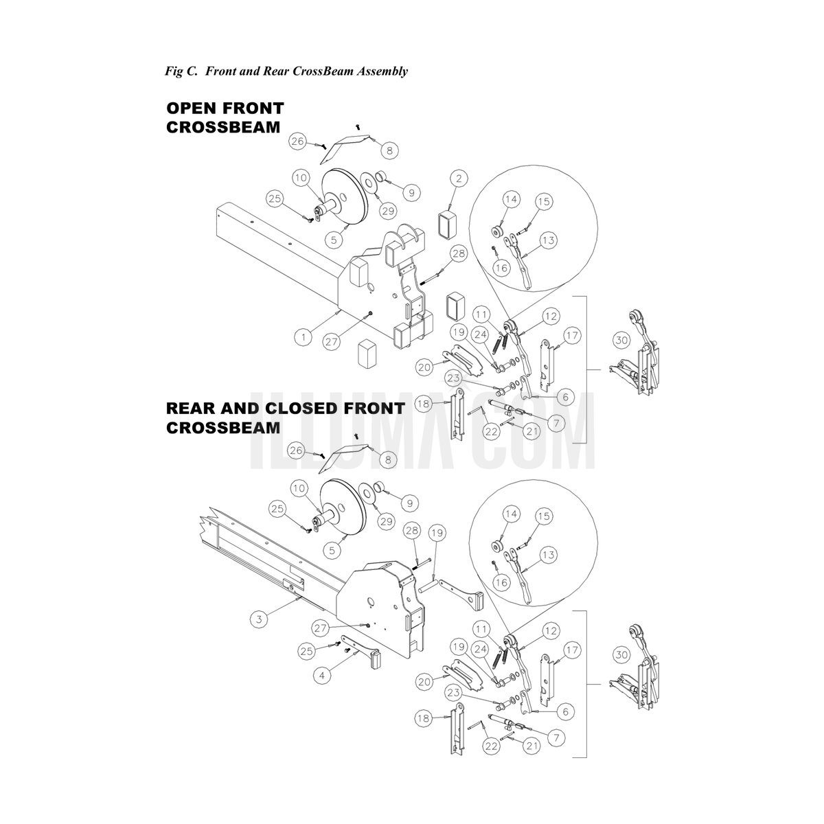 Front and Rear CrossBeam Assembly