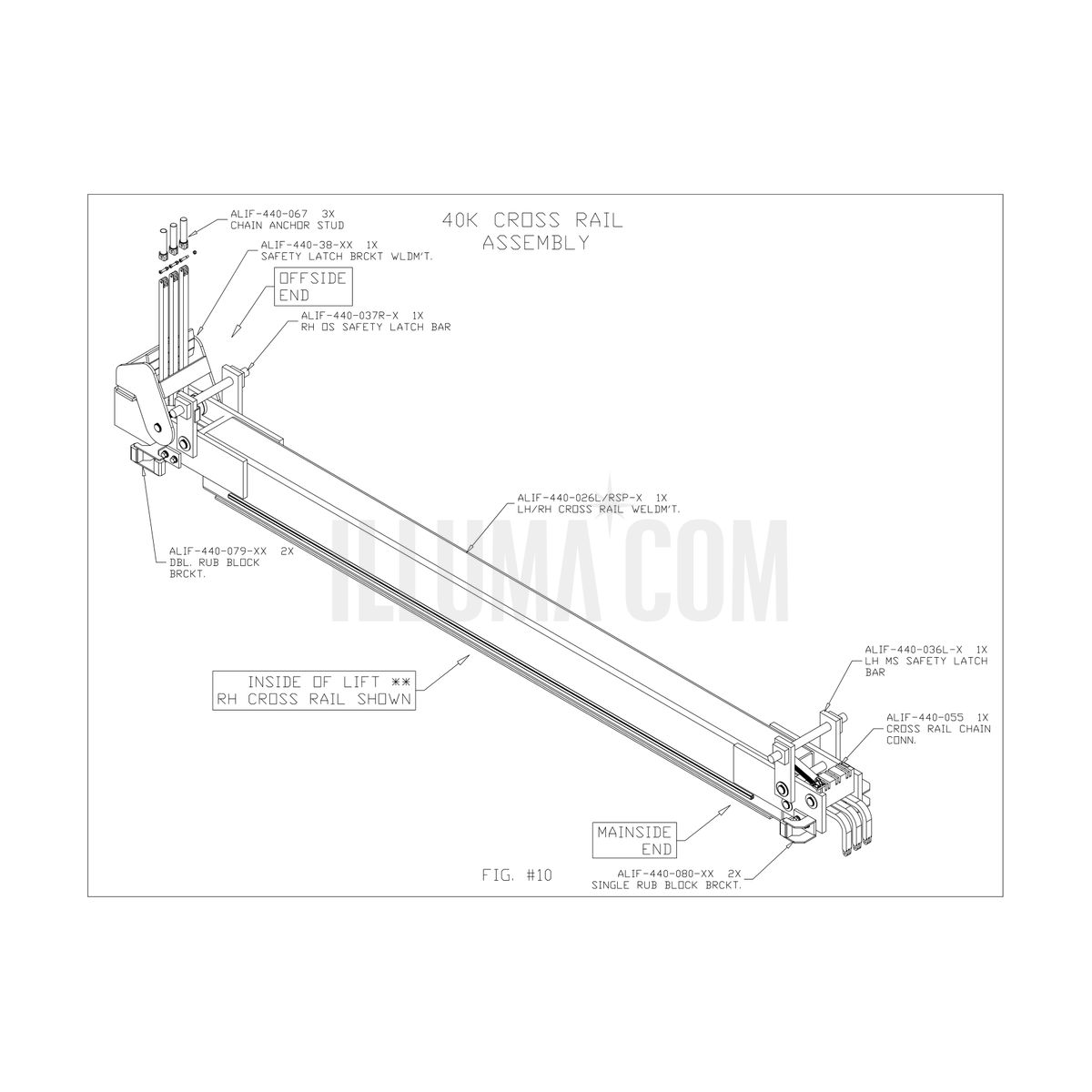 Cross Rail Assy.