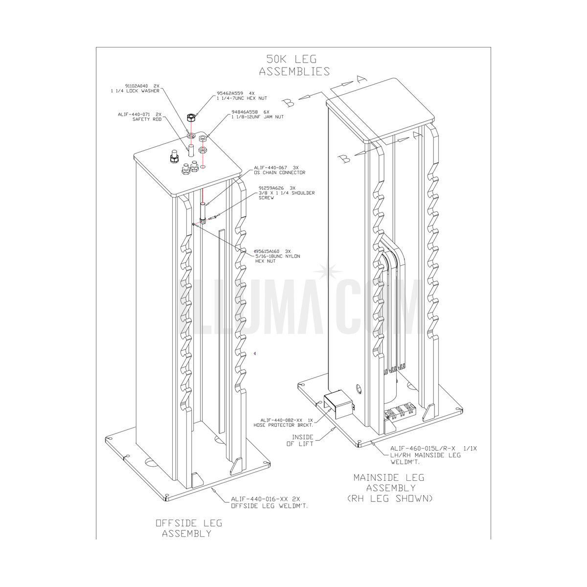 Leg Assemblies