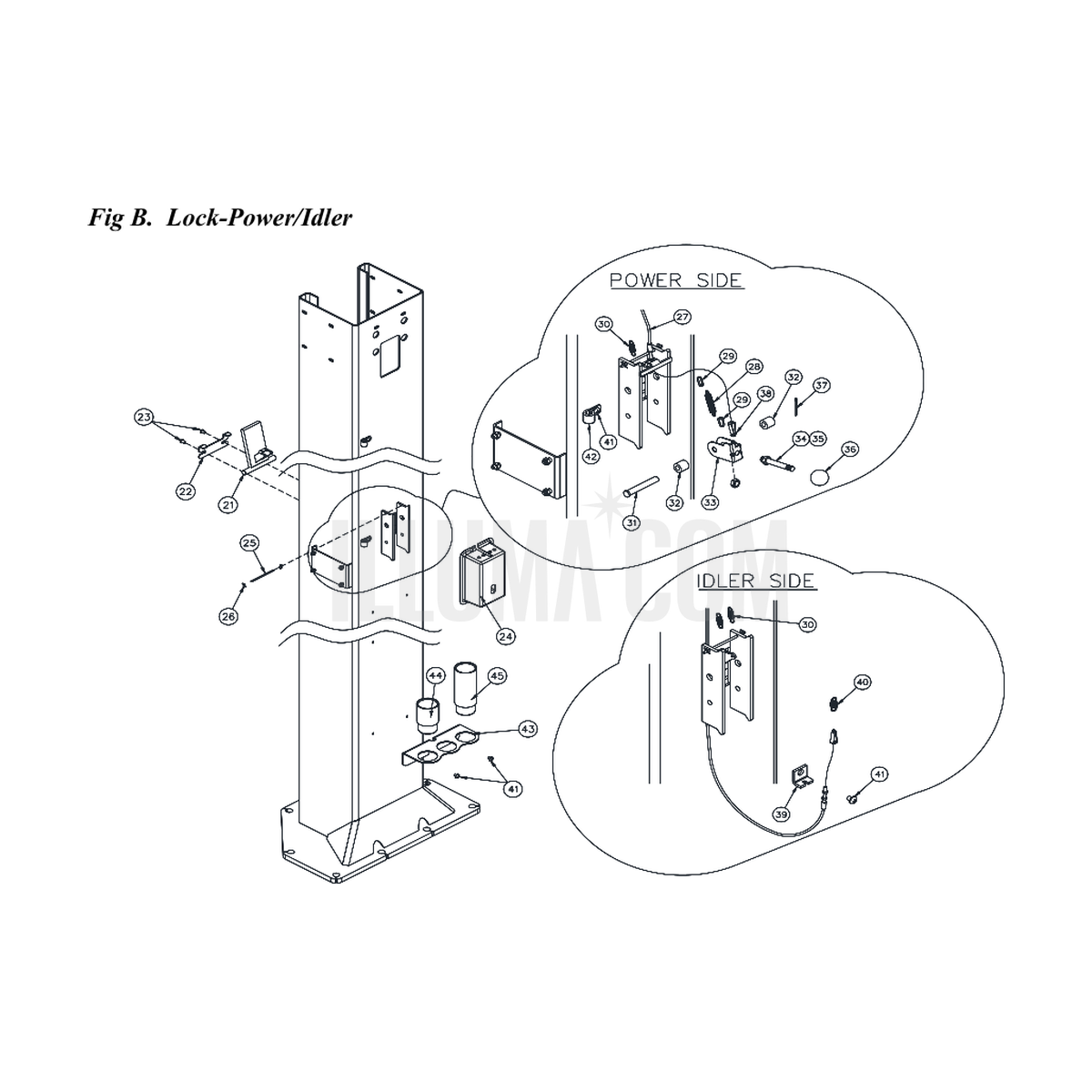 Lock-Power/Idler