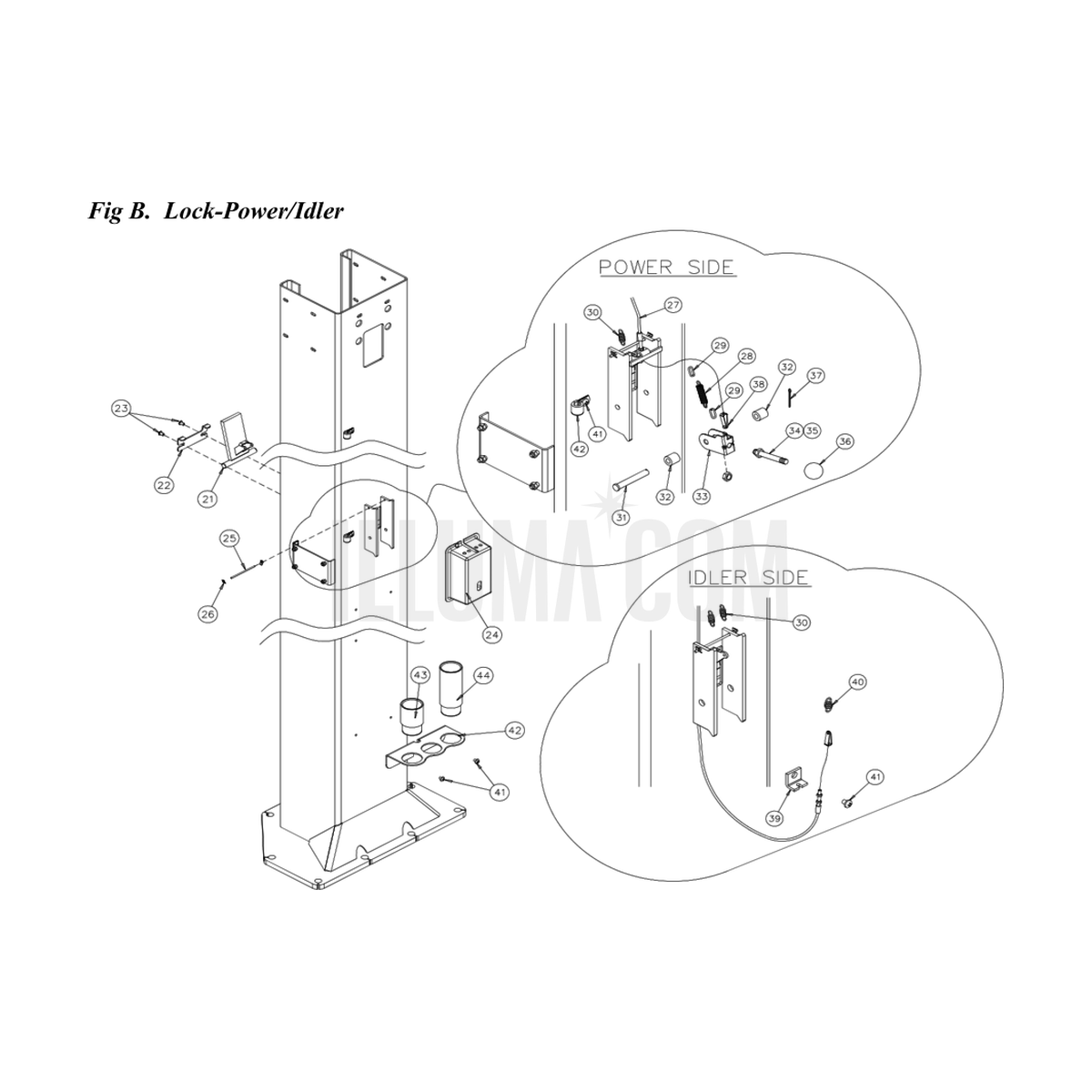 Lock-Power/Idler