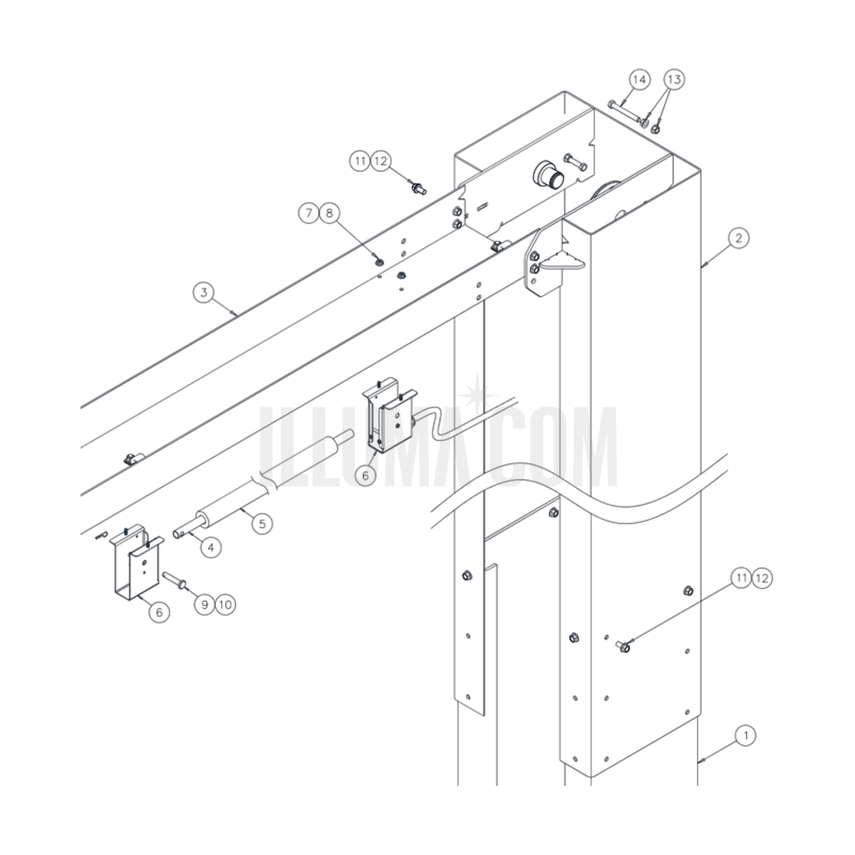 Column Extension & Overhead