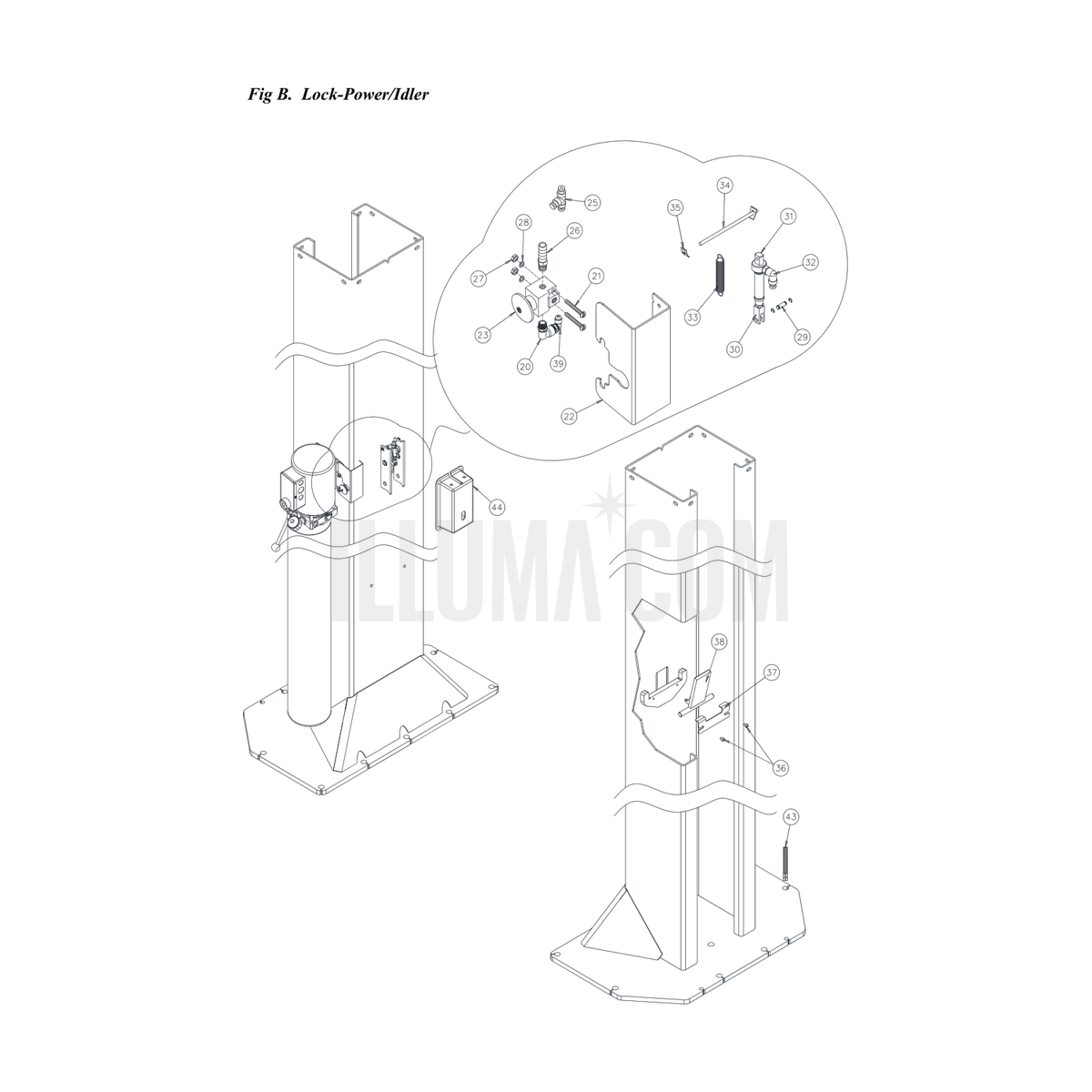 Lock-Power/Idler