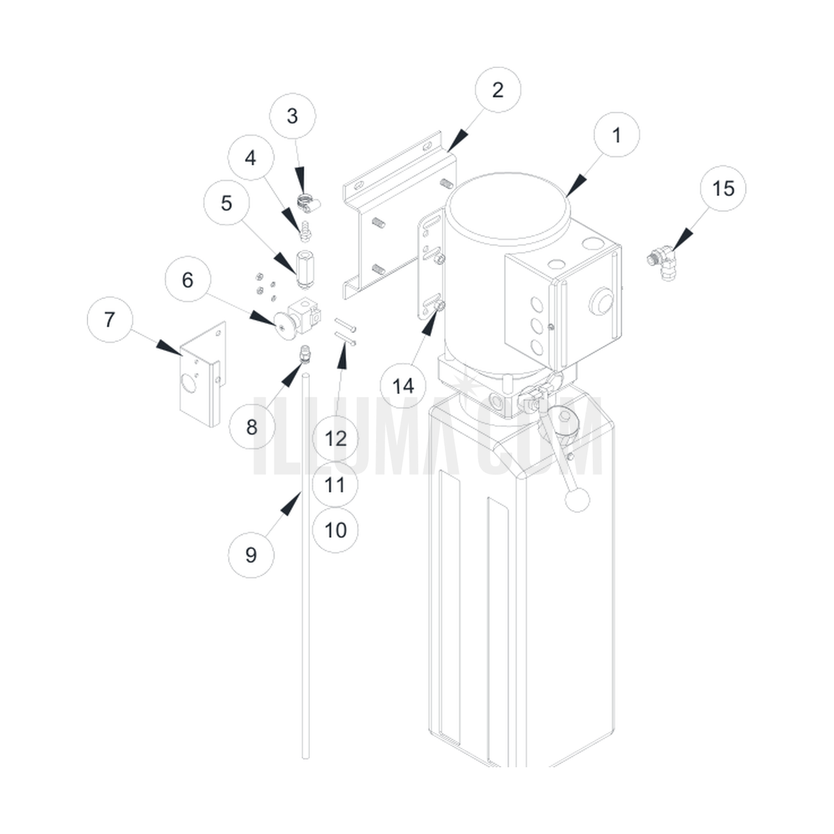 Power Unit / Lock Release Assembly