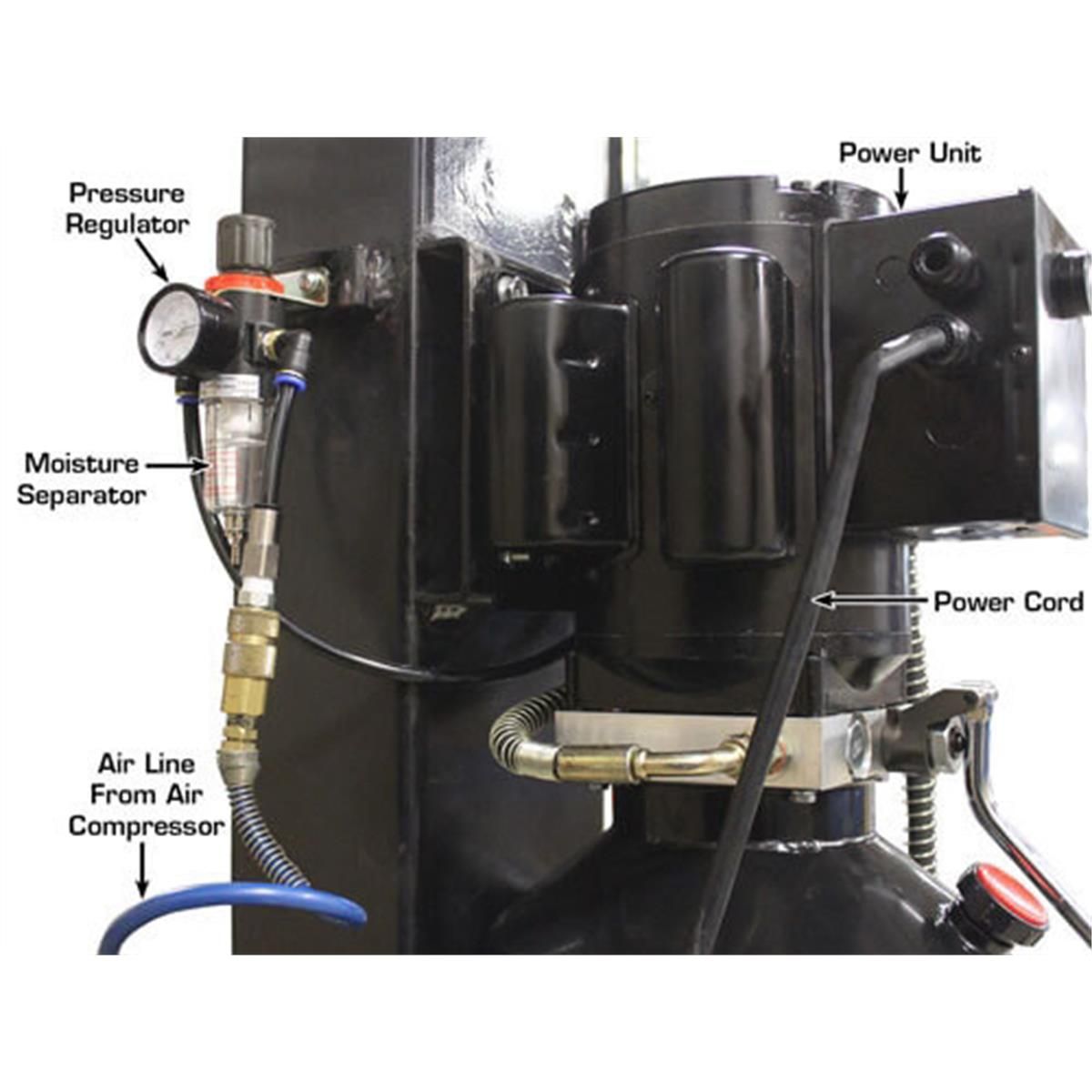 Atlas ST-7000 7,000 lb Super Tall 4-Post Storage Lift - Image 8