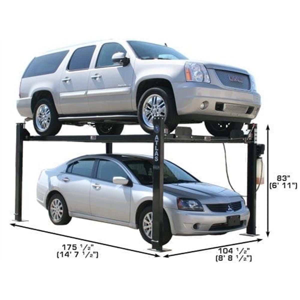 Atlas Garage Pro 8000 8,000 lb Hobbyist 4-Post Lift - Image 5