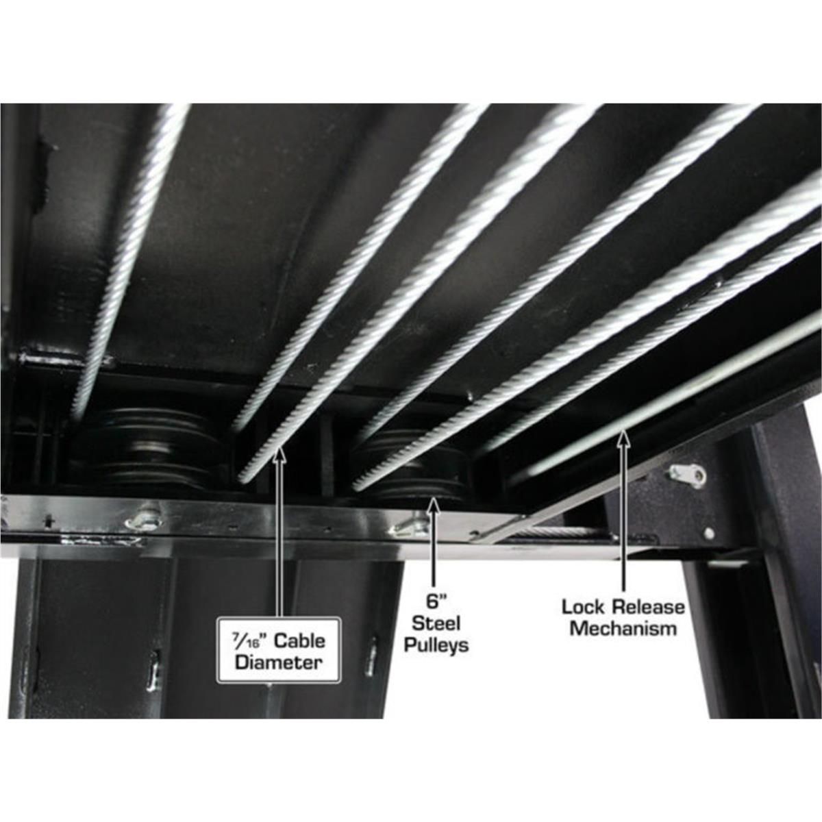 Atlas Apex 9 9,000 lb ALI Certified Home Storage 4-Post Lift - Image 13