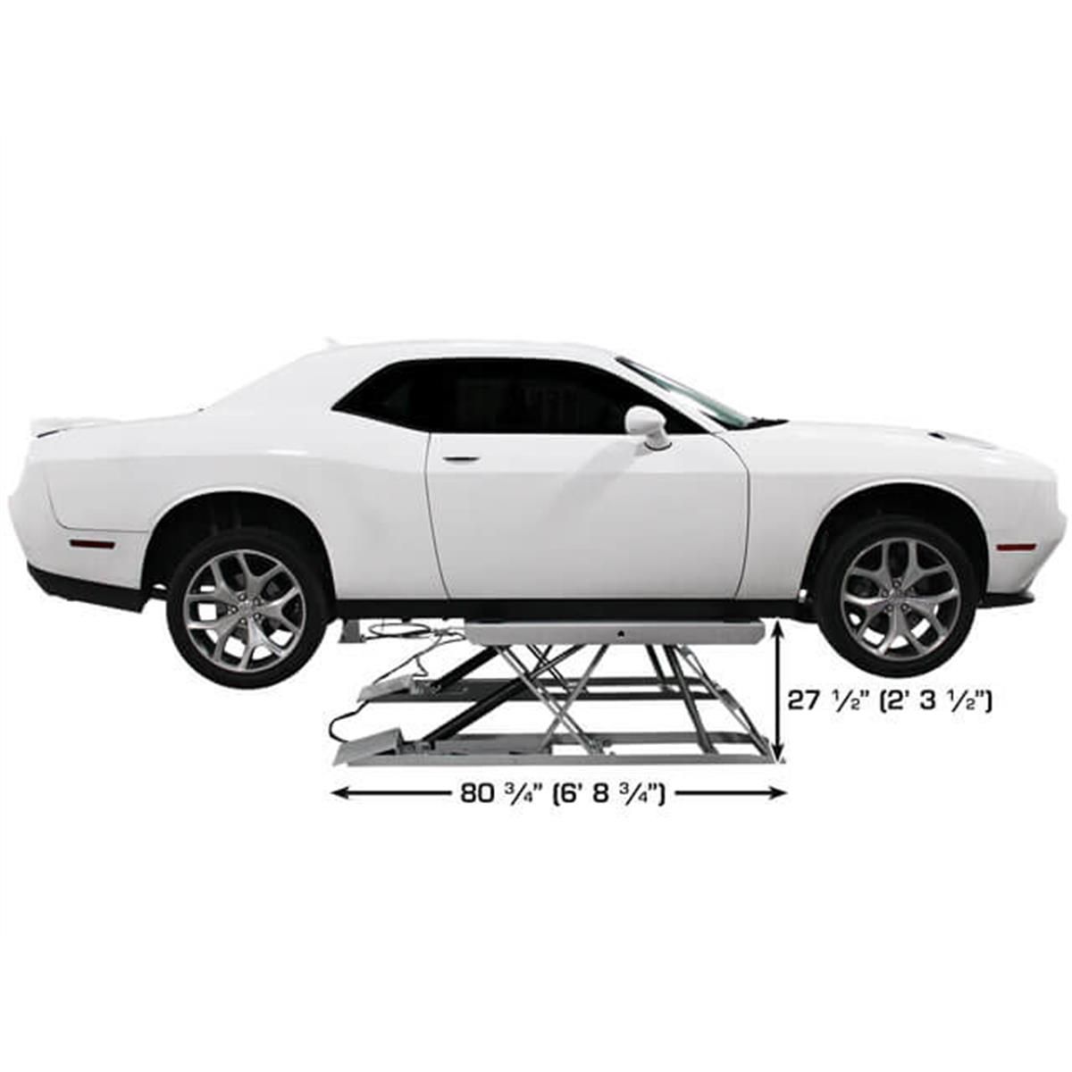 Atlas ATEATTD-6PL 6000 LB. Low-rise Open Center Lift - Image 3