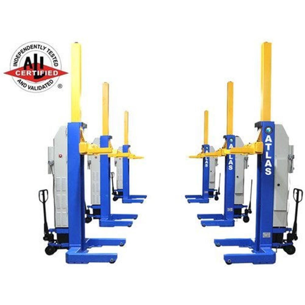 Atlas ATEML-6045BC 99000 lb Battery Powered ALI Mobile Column Lift