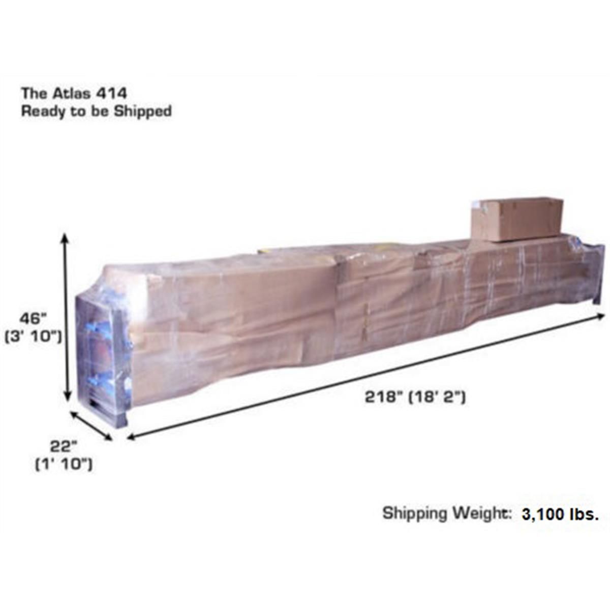 Atlas 414 14,000 lb ALI Certified Heavy Duty 4-Post Lift - Image 17
