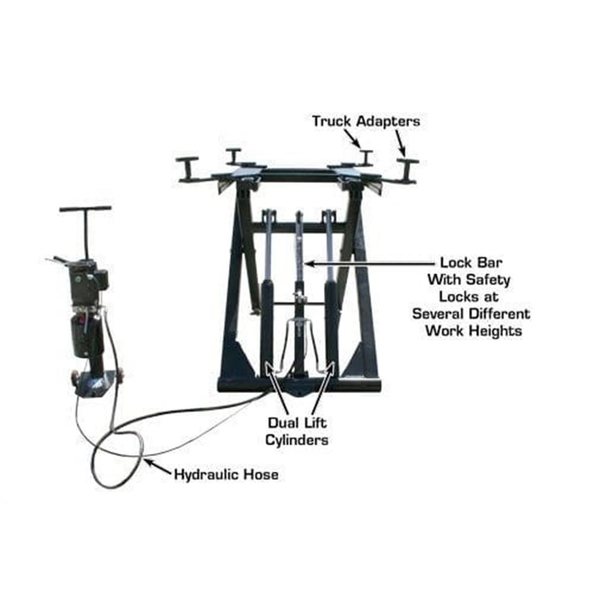 Atlas ATEATTD-6MR-P TD6MR Portable Mid-rise 6,000 Capacity Lift - Image 7