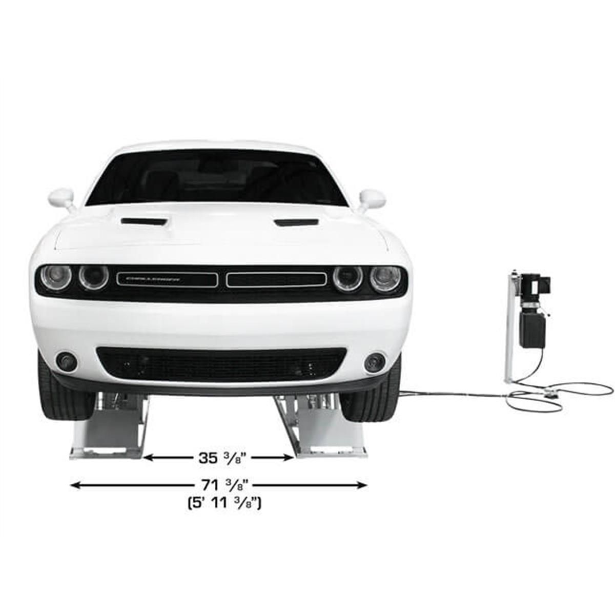 Atlas ATEATTD-6PL 6000 LB. Low-rise Open Center Lift - Image 4