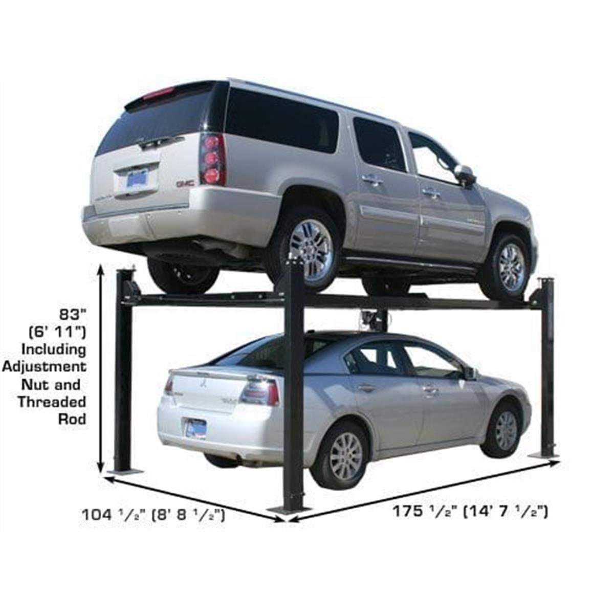 Atlas Garage Pro 8000 8,000 lb Hobbyist 4-Post Lift - Image 40