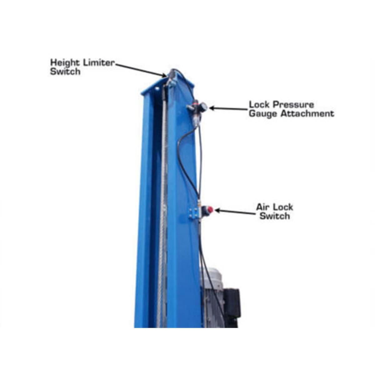 Atlas ATEATTD-414AT 414A 14000 lb 4-POST Alignment Lift w/ Turntables - Image 12