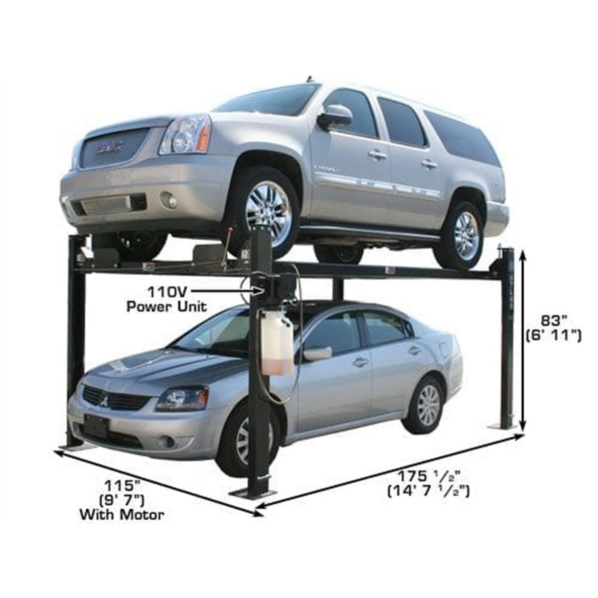 Atlas Garage Pro 8000 8,000 lb Hobbyist 4-Post Lift - Image 41