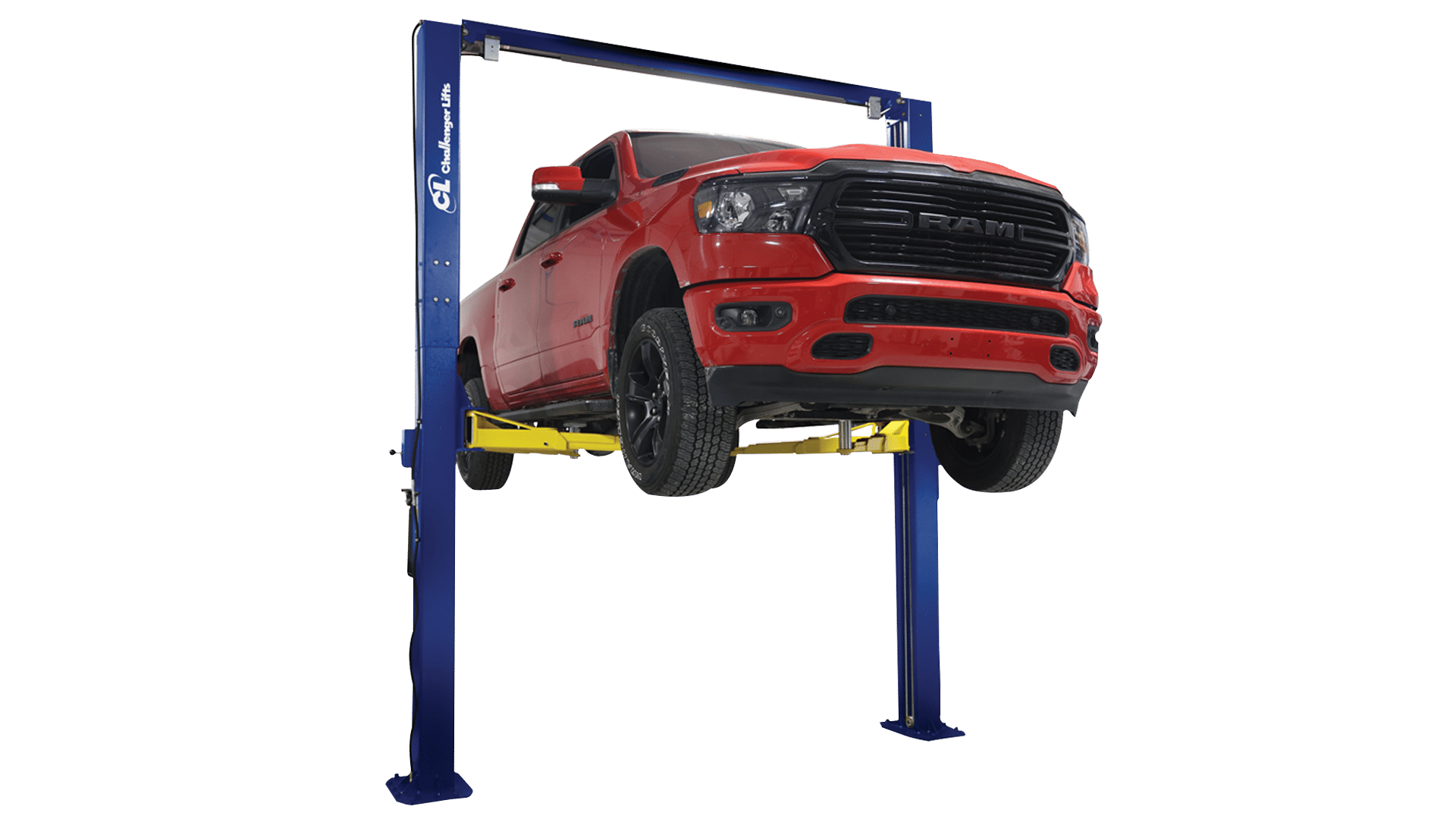 Challenger LE12 12,000 lb Heavy-Duty 2-Post Lift Symmetric Arms