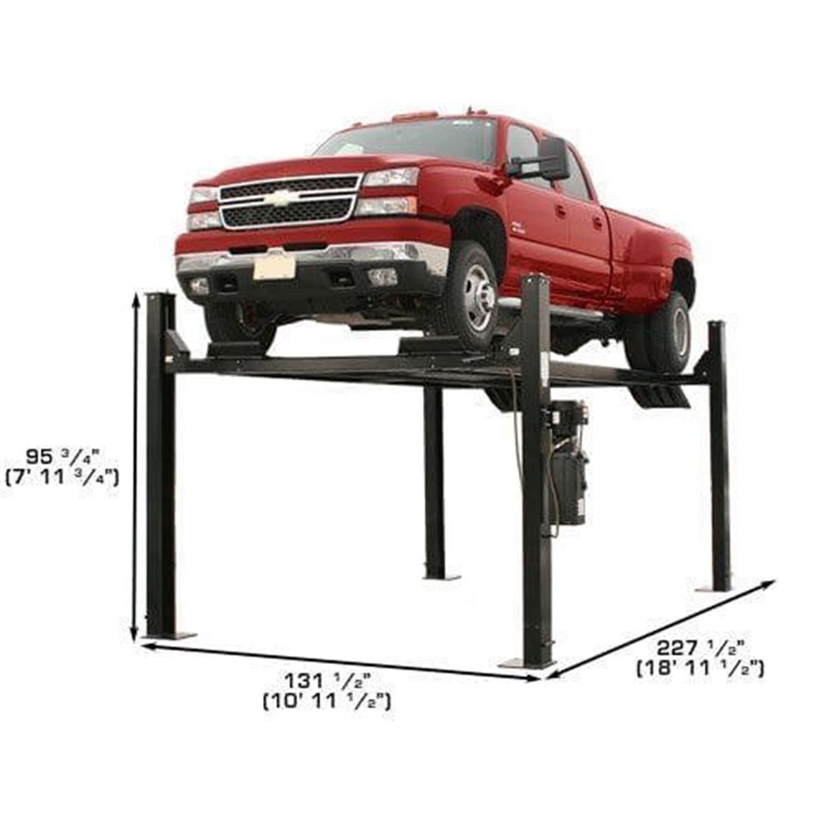 Atlas Garage Pro 9000 9,000 lb Extra Wide/Tall/Long 4-Post Lift - Image 9
