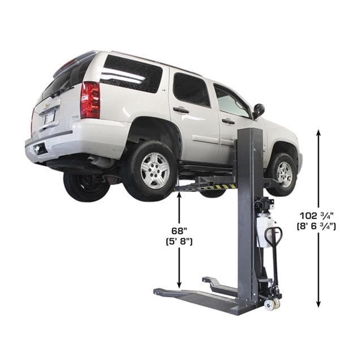 Atlas PSP-6000 6000 Lb Portable Single-Post Lift - Image 4