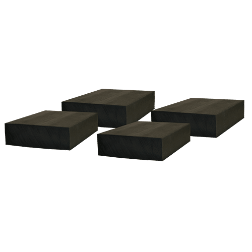 1 1/2" RUBBER BLOCK SET (4 pcs.)